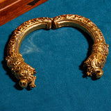 Deep Nakas Ancient Animal Bracelet For Men in 24kt Gold Polish