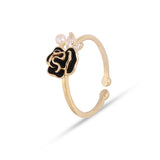 eternity of roses ring -  gold