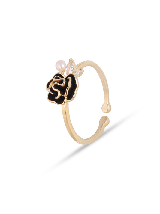 eternity of roses ring -  gold