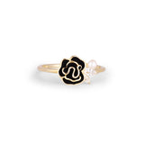 eternity of roses ring -  gold