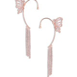 Butterfly Ear cuffs Rose gold