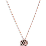 Eternity of roses pendant set - rose gold