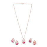 Pendant with set Rose gold