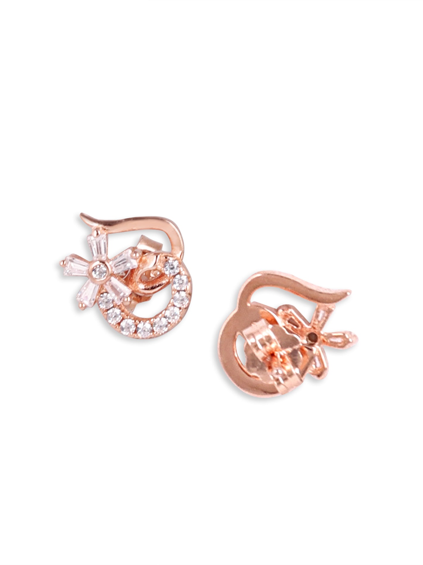 Flower Pendant with set Rose gold