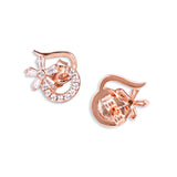 Flower Pendant with set Rose gold
