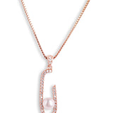 Exclusive pearl Pendant with earrings Rose Gold