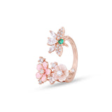 Cosmic ocean's Garden MOP Ring Rose Gold