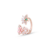 Cosmic ocean's Garden MOP Ring Rose Gold