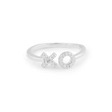 XO Ring White Gold