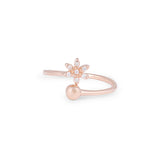 Forever shining Flower Rose Gold Ring