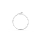 Forever shining Flower White Gold Ring