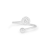 Princess diana solitare White Gold  Ring