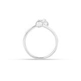 Princess diana solitare White Gold  Ring