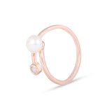 Pearl Ring Rose Gold