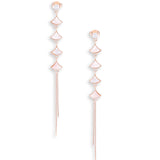 Amaltaas MOP sirius fan Earrings