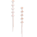 Amaltaas MOP sirius fan Earrings