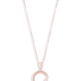 Dance All Spring Rose Gold Pendant With Chain