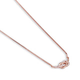 Holding on to you rose gold pendant with chain