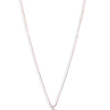 Rose Droplet Pendant with Chain Rose gold