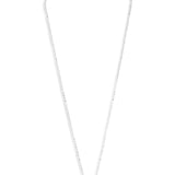 White Gold Hoop pendant with chain