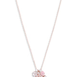 Cosmic ocean's Blossom Garden MOP Pendant with Earrings Rose Gold