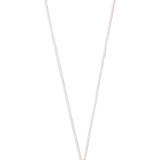 Pear cut pendant set rose gold