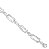 Trinket guidance white gold bracelet