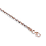 Twirl Rose Gold and white gold Bracelet