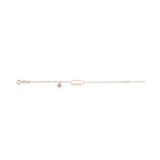 Holding on to you rose gold bracelet