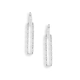 Longway to go Earrings white gold