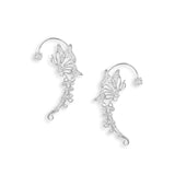 Butterfly Ear cuff white gold