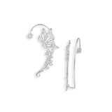 Butterfly Ear cuff white gold