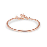 Cat eye rose gold bracerlet