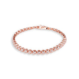 Classic solitaire tennis Bracelet Rose Gold