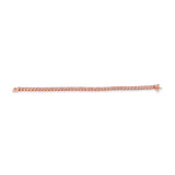 Multi Bugget cut tennis bracelet rose gold