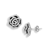 eternity of roses Earrings  - Sliver