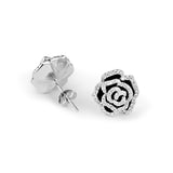 eternity of roses Earrings  - Sliver