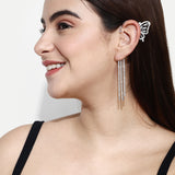 Butterfly Ear cuffs White Gold