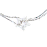 Holding on to the stars Bracelet in White Gold