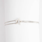 Holding on to the stars Bracelet in White Gold