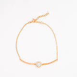 Princess diana solitare bracelet - Rose Gold
