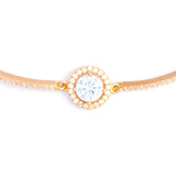 Princess diana solitare bracelet - Rose Gold