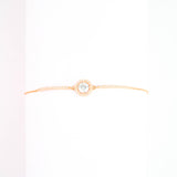 Princess diana solitare bracelet - Rose Gold
