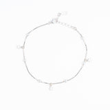 Charms bracelet in White Gold
