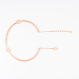 Doudle Band  Bracelet in Rose Gold