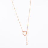 Heart Locket  Pendant Chain in Rose Gold