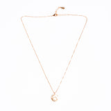 Sea Shell MOP Pendant Chain in Rose Gold