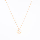 Sea Shell MOP Pendant Chain in Rose Gold