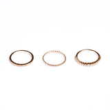 Eternity Wedding band rings in Rose Gold