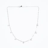 Hall of fame Pendant Chain in White Gold